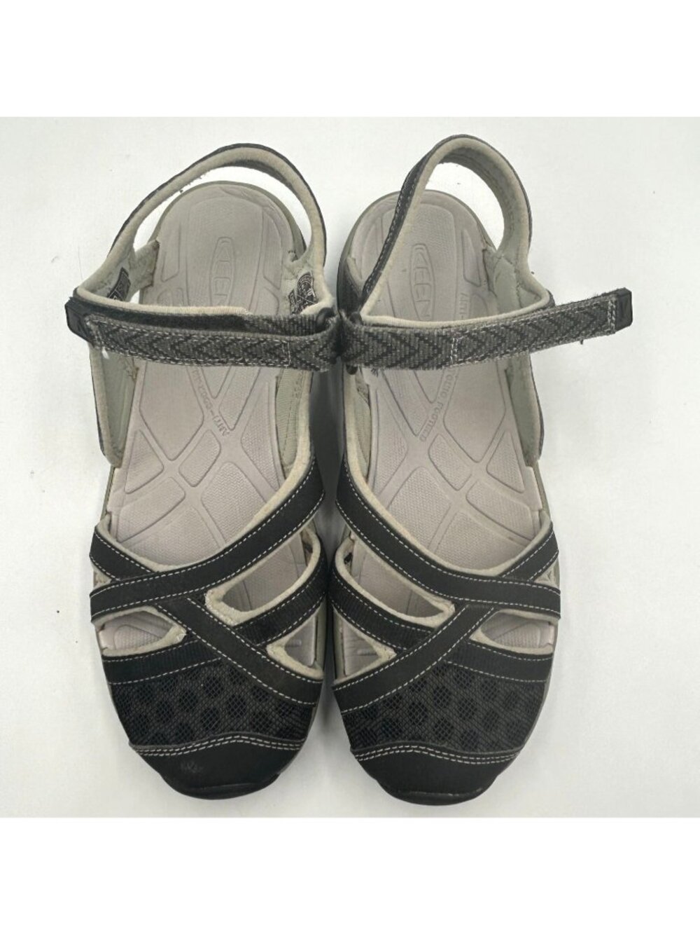 Keen Women's Black Sage Strappy Criss Cross Outdoor Sandals Size 10 3536 - Picture 7 of 16